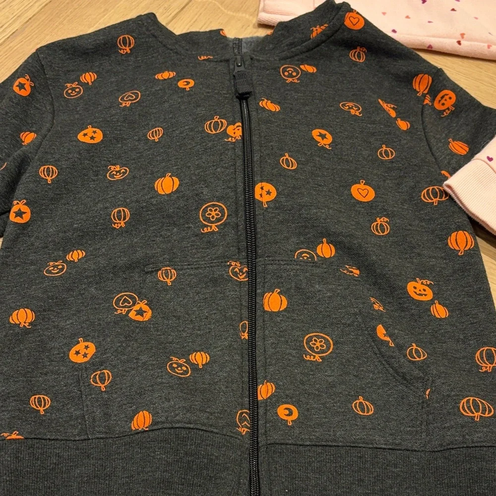 Girls Size 8 Cat & Jack Fall Clothing Bundle – 6 Tops & Hoodies